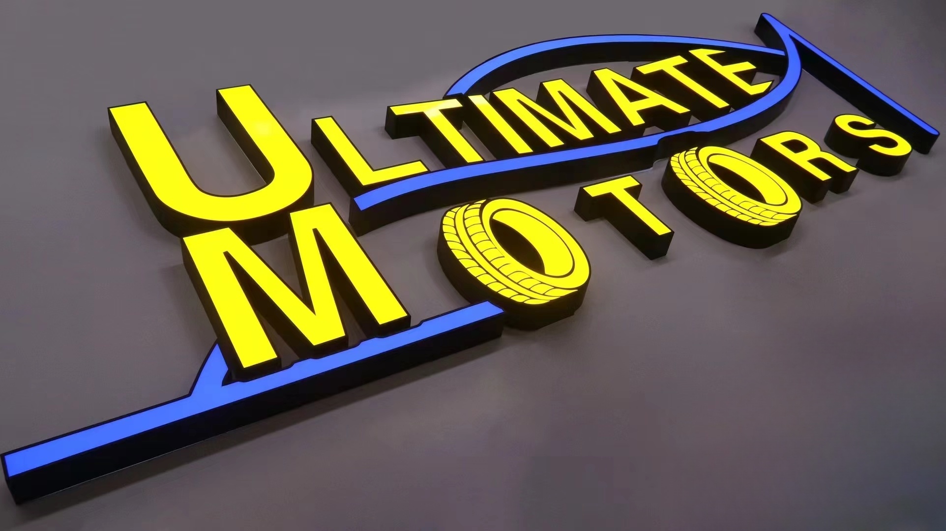 Custom Front Lit Trim Cap Channel Letters for Storefront Signs